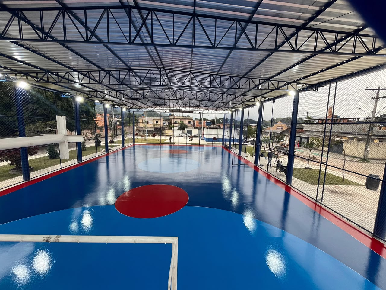 Revestimento esportivo para quadras