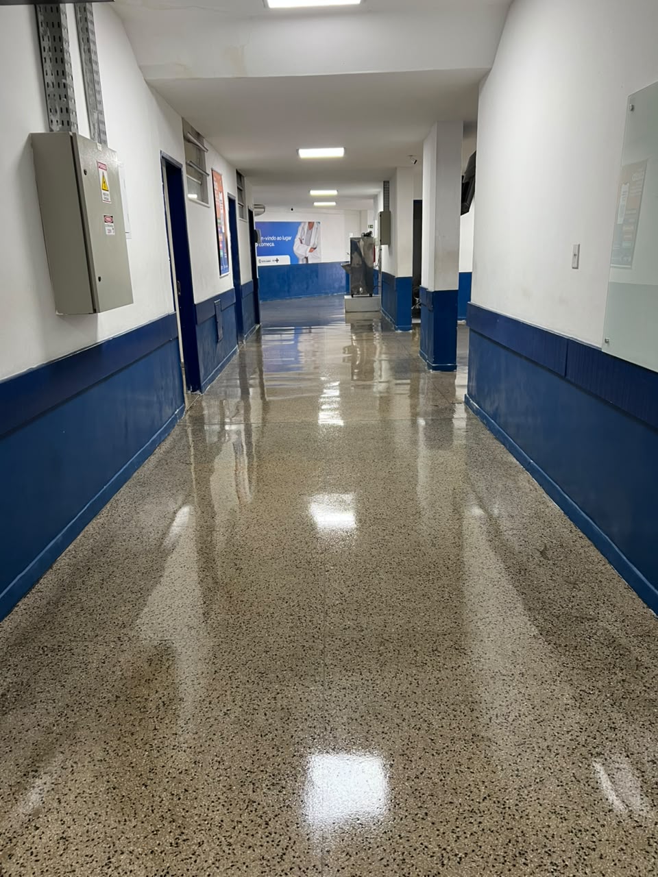 Revitalização de piso industrial